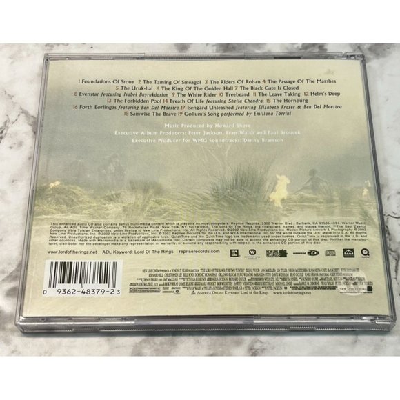 Lord of the Rings CD The Two Towers Original Motion Picture Soundtrack 2002 - Picture 5 of 6